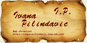 Ivana Pilindavić vizit kartica